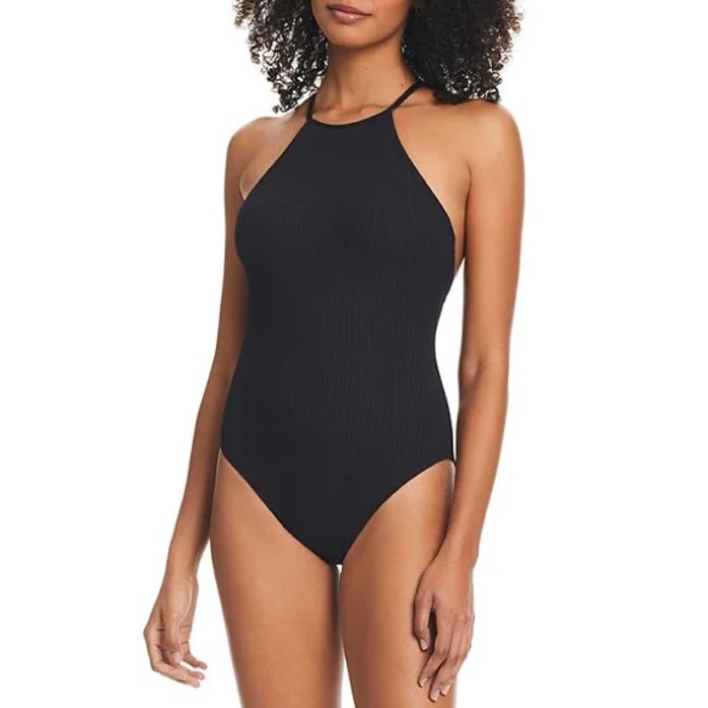 Sanctuary sandbar one piece xsmall Elegant Black Women's Swimsuit